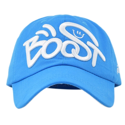 Embroidered Baseball Cap Cotton Adjustable Sun Protection Letter Smiley Face Outdoor Sport Unisex Hat