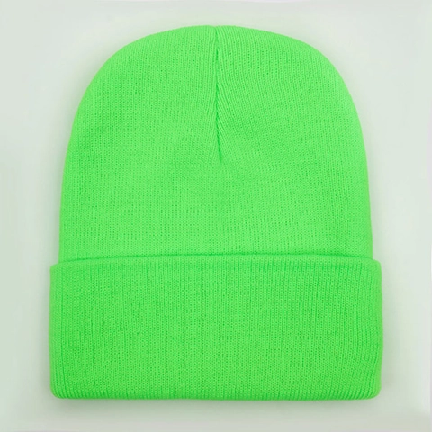 Einfarbige Beanie Mütze Mit Umschlag Warme Winter Strickmütze Weiche Acryl Rippstrick Outdoor Für Damen Und Herren