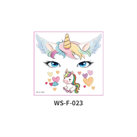 Kids Cartoon Animal Temporary Tattoo Stickers Cute Face Makeup Decals For Halloween Christmas Party Stage Performance