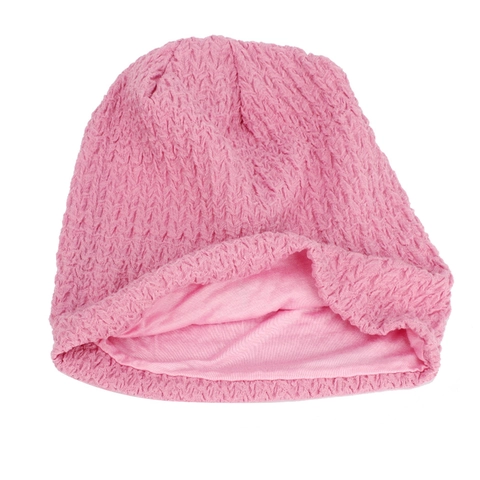 Bonnet Slouchy Texture Gaufre pour Femmes Hommes Respirant en Acrylique Tricoté Skull Cap Double Couche Mince pour Quotidien Extérieur
