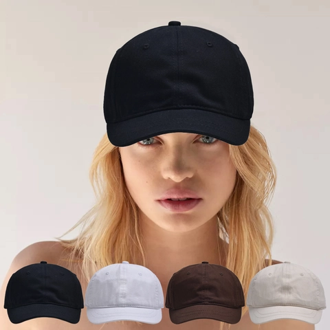 Unisex Einfarbige Polyester Baseballkappe Mit Kurzer Krempe Sonnenschutz Outdoor Vielseitiger Verstellbarer Hut