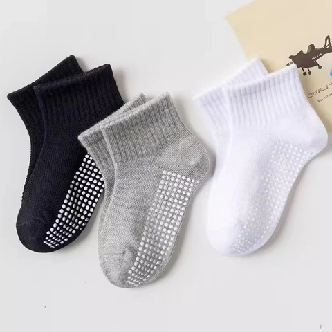 Anti Rutsch Kinder Boden Socken Mesh Atmungsaktive Baumwollmischung Für Kleinkinder Jungen Mädchen Sommer Indoor Sport