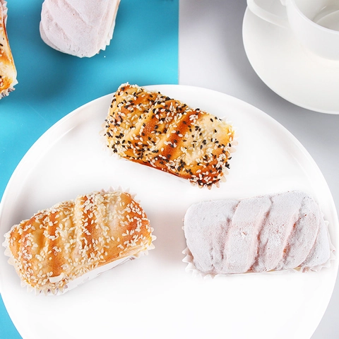 Realistic Artificial Bread Simulation Cake Model PU Foam Soft Decorative Bakery Display Photography Props Bakery Ornaments