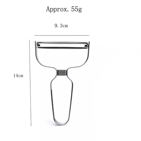 Stainless Steel Peeler Julienne Slicer Multifunctional Fruit Vegetable Tool Rustproof Sharp Blade Silver Kitchen Essential