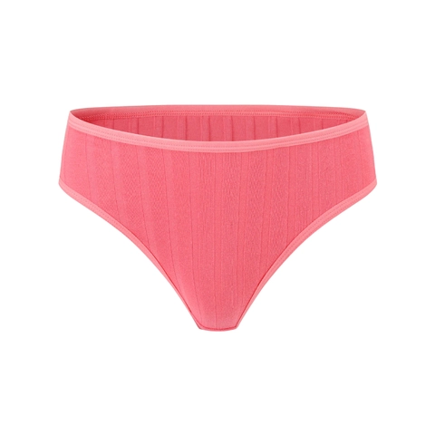 String Pour Femme En Coton Côtelé Taille Basse Respirant Sexy Sans Couture Sous-Vêtements T-Back Confortable