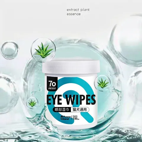 Pet Grooming Wipes Eye Ear Cleaning Tear Stain Remover Finger Sleeve Cat Dog Universal Gentle Non-Woven Fabric