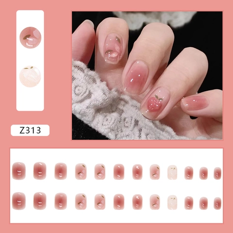 Glänzende Press On Nägel Mit 3D Strass Künstliche Perlen Blumen Herz Schleife Dekor Künstliche Nägel Full Cover Für Damen