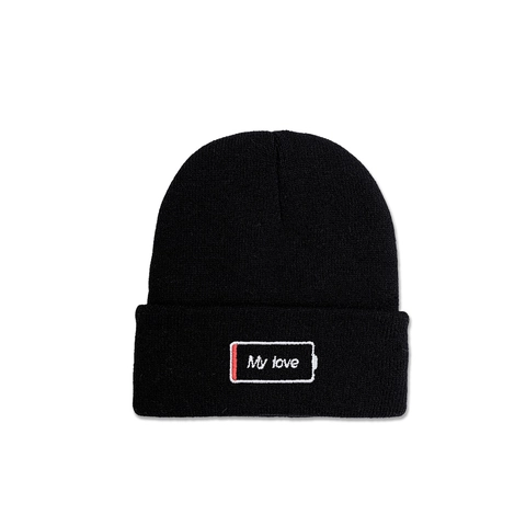 Berretto Beanie Ricamo My Love Acrilico Cappello A Maglia Caldo Invernale Per Uomini E Donne