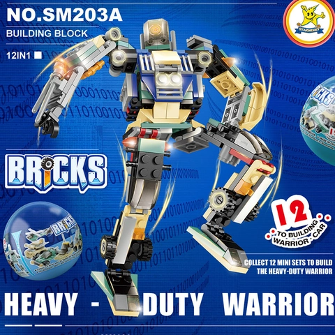 Bouwsteen Robot Model Gashapon Capsule Plastic Educatief Montage Constructie Krijger Cadeau Voor Kinderen