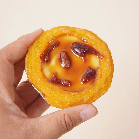 Realistic Simulation Portuguese Egg Tart Model Resin Artificial Food Dessert Prop For Cake Shop Decor Fridge Magnet