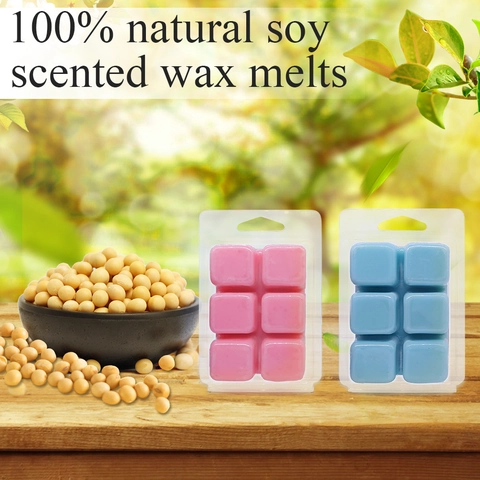 Scented Wax Melts Natural Soy Wax Variety Fragrance Aromatherapy Cubes For Home Relaxation Stress Relief