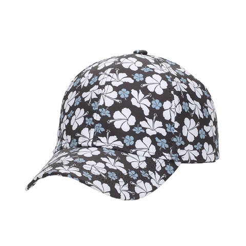 Hibiskus Blumendruck Baseballkappe Verstellbare Polyester Sonnenschutz Outdoor Sommer Hut Für Herren Damen