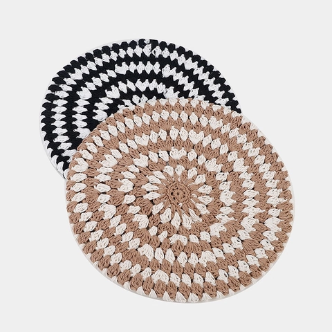 Berretto In Cotone Uncinetto Fatto A Mano Retro Traforato Traspirante Stile Francese Cappello Da Pittore Per Donna