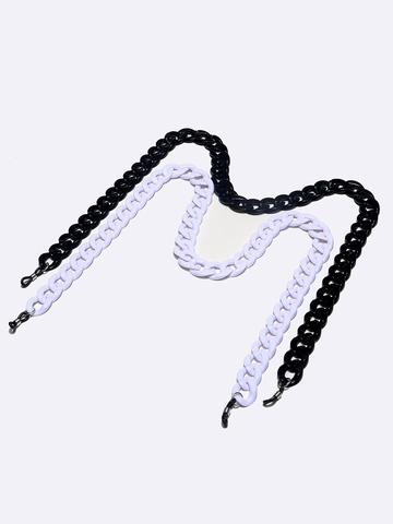 Acrylic Glasses Chain Neck Strap Anti Slip Chunky Eyewear Cord Adjustable Silicone Loops For Women Men Fashion Accessories