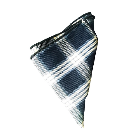Pañuelo De Bolsillo Para Hombre Algodón Lino Cuadros Color Sólido Ribete Contrastado Para Negocios Boda Traje Formal Clásico