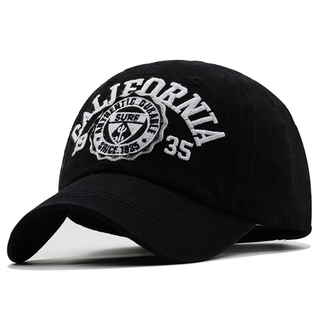 Cappello Da Baseball Con Ricamo California Surf In Cotone Lavato Stile Vintage Regolabile Protezione Solare Sportivo