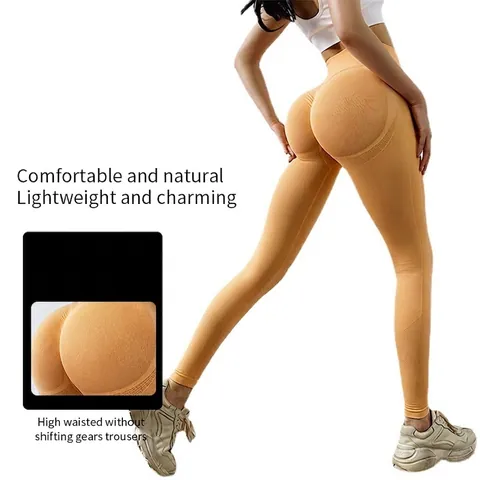 Pantaloni Da Yoga Senza Cuciture Leggings Vita Alta Nylon Spandex Sollevamento Glutei Mesh Traspirante Calzamaglia Sportiva Donna