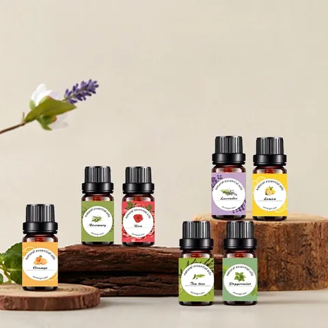 Natural Essential Oils Aromatherapy Diffuser Humidifier Pure Plant Extract Fragrance Oil Multiple Scents Home Office