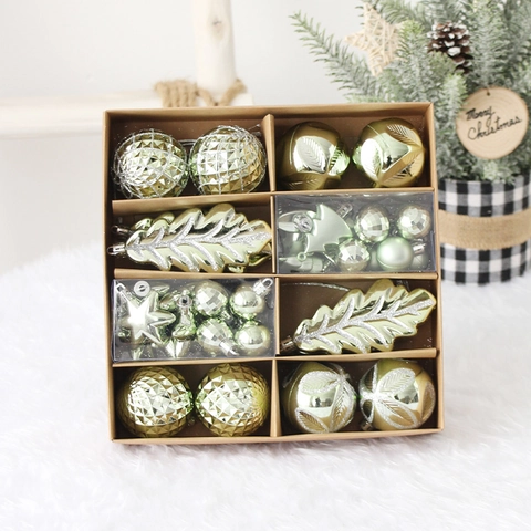 Weihnachtsdekoration Kunststoff Bruchsicher Verschiedene Formen Glitzer Matt Für Festliche Baumdekoration Gemischte Stile