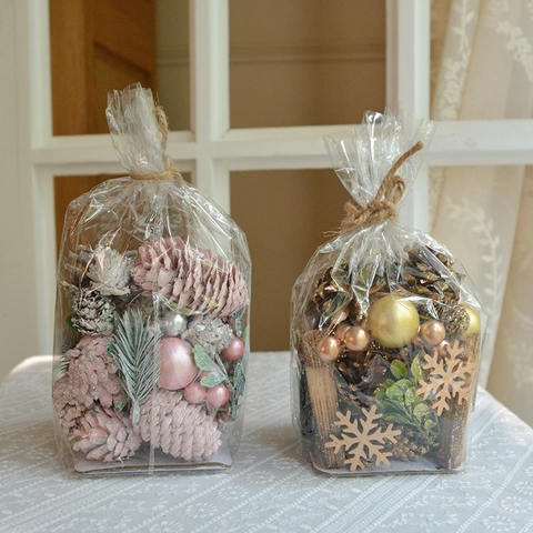 Christmas Diy Pine Cone Ornaments With Wood Snowflakes Cinnamon Sticks And Artificial Berries For Holiday Home Decor