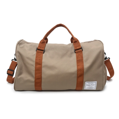 Large Capacity Duffel Bag Oxford Fabric Waterproof Travel Gym Sports Handbag With Independent Shoe Compartment Unisex