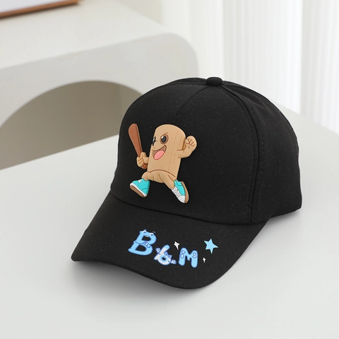 Kinder Cartoon Honkbalpet Katoenmix 3D Mascotte Zonbescherming Verstelbare Pet Voor Peuters Jongens Meisjes