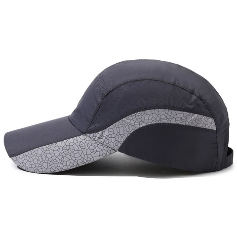 Gorra De Béisbol Deportiva Transpirable De Secado Rápido Sombrero De Sol De Malla Ligera Para Correr Senderismo Ajustable