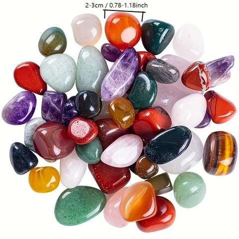 Pietre Burattate In Cristallo Naturale Gemme Lucidate Colorate Irregolari Per Decorazione Casa Riempimento Vaso Fai Da Te