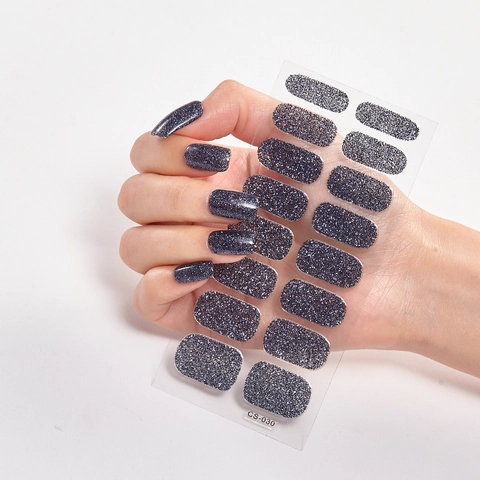 Minimalistische Einfarbige Nagelaufkleber Nude Serie Glitzer Farbverlauf Selbstklebende Nagelfolien Für Damen DIY Maniküre Dekoration