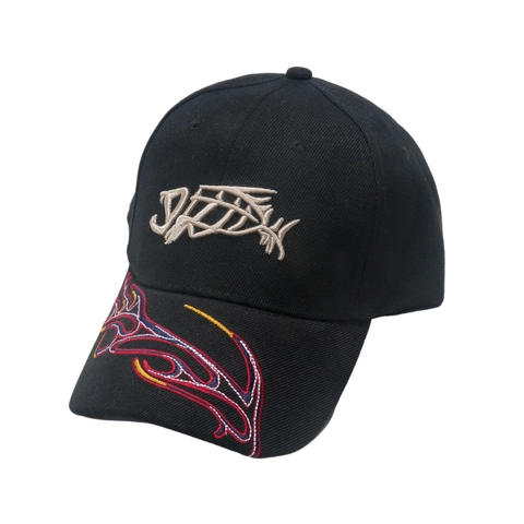 Cappello Da Baseball Dizzy Fishbone Ricamo 3D Acrilico Hip Hop Punk Streetwear Visiera Curva Berretto Unisex