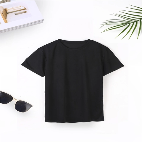 Men Short Sleeve T-Shirt Crew Neck Breathable Cotton Polyester Loose Fit Casual Sports Fitness Fashion Top