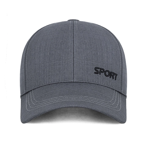 Men Baseball Cap Long Brim Sunshade Outdoor Sports Leisure Adjustable Polyester Sport Embroidery Hat