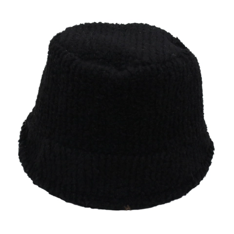 Cappello Da Pescatore In Lana Di Agnello Peluche Caldo Spesso Teddy Pile Inverno Antivento Morbido Per Donne