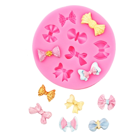 Bowtie Siliconen Vorm Fondant Taart Decoratie Chocolade DIY Bakken Tool Strik Vorm