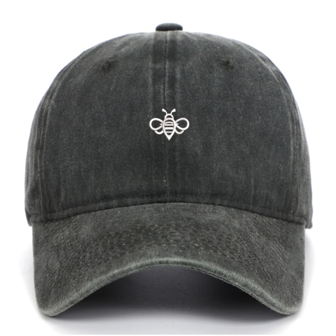 Cappellino Da Baseball In Cotone Lavato Con Ricamo Ape Cappello Da Sole Vintage Regolabile Per Donna