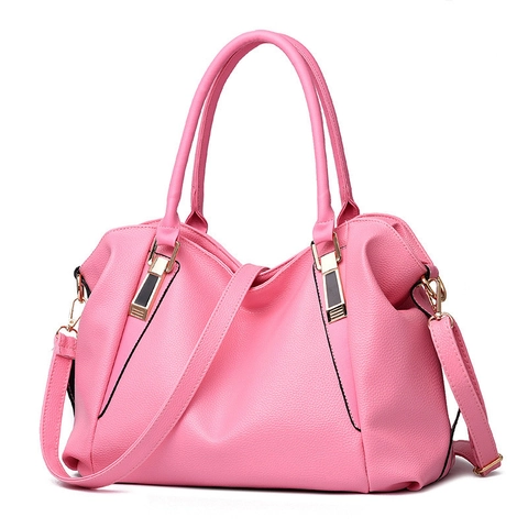 Women Top Handle Handbag Large Capacity PU Leather Litchi Grain Crossbody Shoulder Bag For Casual Daily Work Elegant
