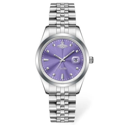 Orologio Al Quarzo Da Donna Di Moda Cinturino In Acciaio Inossidabile Resistente All'Acqua Datario Elegante