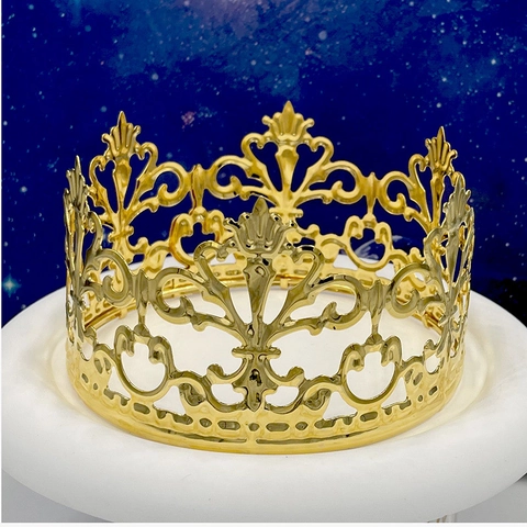 Mini Corona Tiara Lega Plastica Rhinestone Perla Artificial Incavo Forma Di Cuore Per Matrimonio Compleanno Festa Torta Decorazione Ragazze Bambini