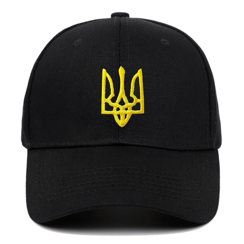 Casquette De Baseball En Coton Lavé Brodé Symbole Trident Réglable Style Rétro Respirant Chapeau De Soleil