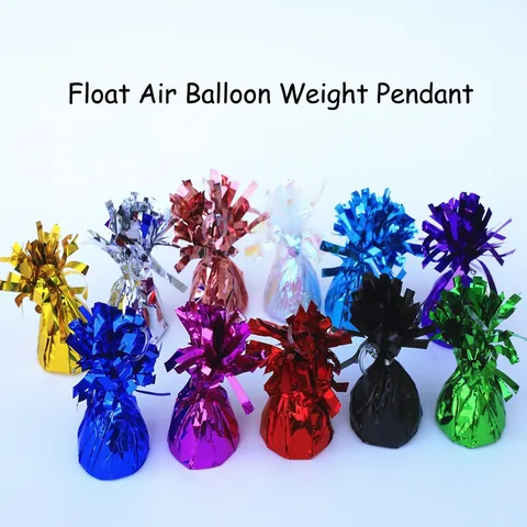 Balloon Weights Metallic Foil Tassel Fringe Helium Balloon Pendants For Party Wedding Festival Decoration Table Centerpiece