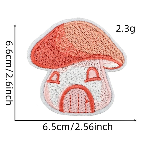 Toppe Ricamate Cartoni Animati Fata Fungo Farfalla Tessuto Termoadesive DIY Cucito Decorazione Per Vestiti Bambini Borse