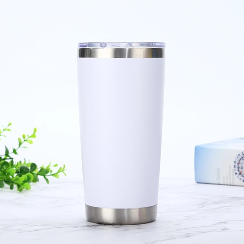 Stainless Steel Insulated Tumbler Double Wall Vacuum Flask Car Cup With Lid For Hot Cold Drinks Office Travel Frosted
