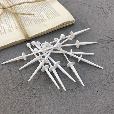 White Plastic Cake Topper Support Bases Holder For Birthday Party Dessert Decoration Supplies