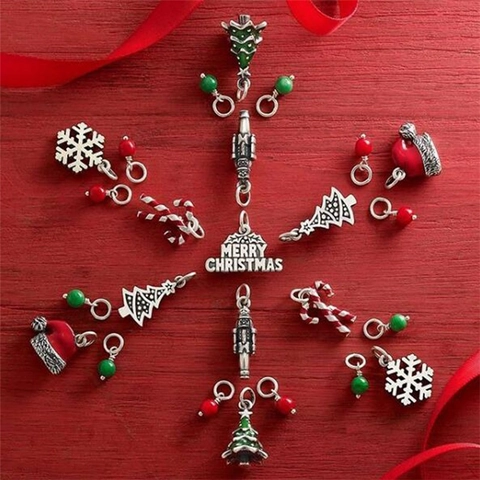 DIY Charms Pendants Stainless Steel Antique Silver Vintage Theme Christmas Halloween Graduation Sports For Jewelry Making