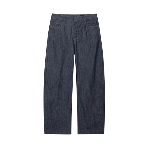 Dames Jeans Van Denim En Polyester Met Hoge Taille En Wijde Pijpen Retro Losse Streetwear Casual Lange Broek