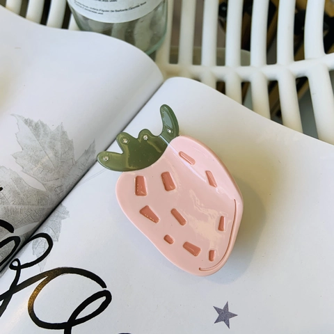 Molletta Per Capelli Fragola Acetato Strass Accessorio Capelli Frutta Dolce Per Donne Ragazze Carino Clip Squalo