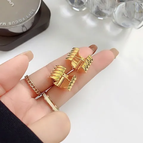 Minimalistische Koperen Ronde Creolen Met 925 Sterling Zilveren Stift Hoogglans Geometrisch Goud Zilver Verguld Voor Dames Sieraden