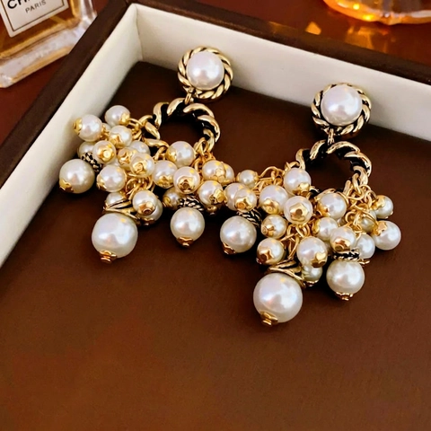 Orecchini Pendenti Con Künstliche Perle Barocche Da Donna Gioielli In Lega Con Perni In Argento Sterling 925