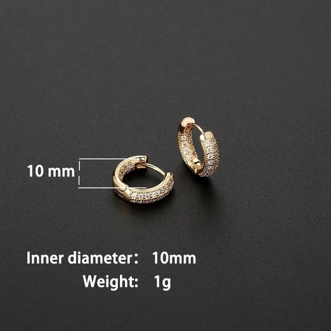 Minimalist Copper Zirconia Huggie Hoop Earrings Gold Silver Rose Gold Pave Setting Twisted Small Ear Buckle Fashion Women Jewelry