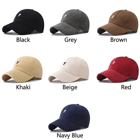 Berretto Da Baseball In Tela Di Cotone Con Ricamo Di Cifre Regolabile Traspirante Cappello Da Sole Casual Retro